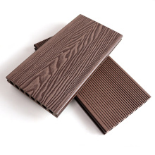 Elegant 3D Embossing Wood Texture WPC Wood Plastic Composite Deck Outdoor